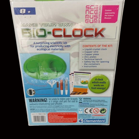 Bio-Clock Science/Learning Toy by Clementoni, Great Teaching Tool and Fun STEM - Picture 2 of 2
